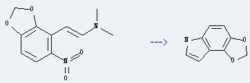 The 6H-1,3-Dioxolo[4,5-e]indole could be obtained by the reactant of (E)-b-(dimethylamino)-5,6-(methylenedioxy)-2-nitrostyrene